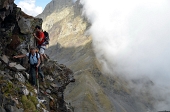 PIZZO PORIS (2712 m.) salito dalla VARIANTE ALPINISTICA S-O e sceso dalla NORMALE N-E il 27 settembre 2011 - FOTOGALLERY